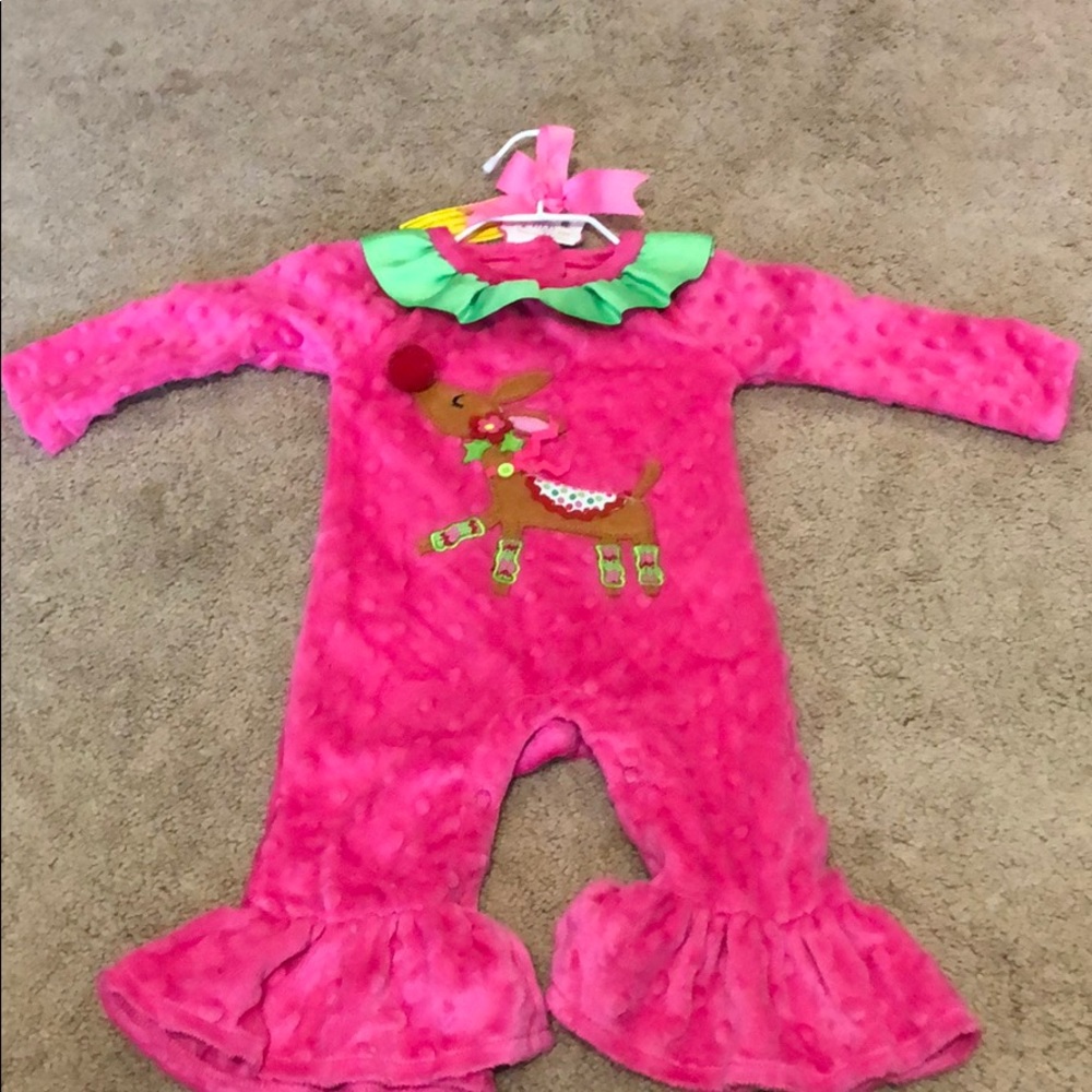 MudPie Christmas Romper